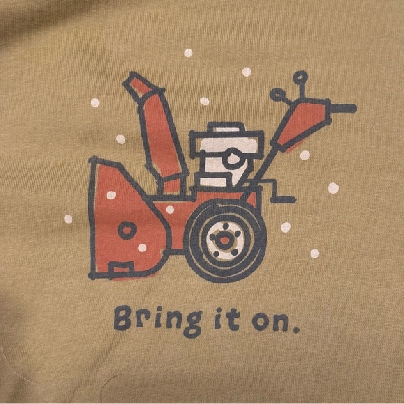 Life Is Good Yellow Long Sleeve Tee - Picture 2 of 4